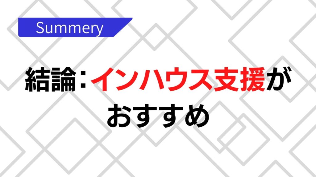 広告の依頼はインハウス支援がおすすめ